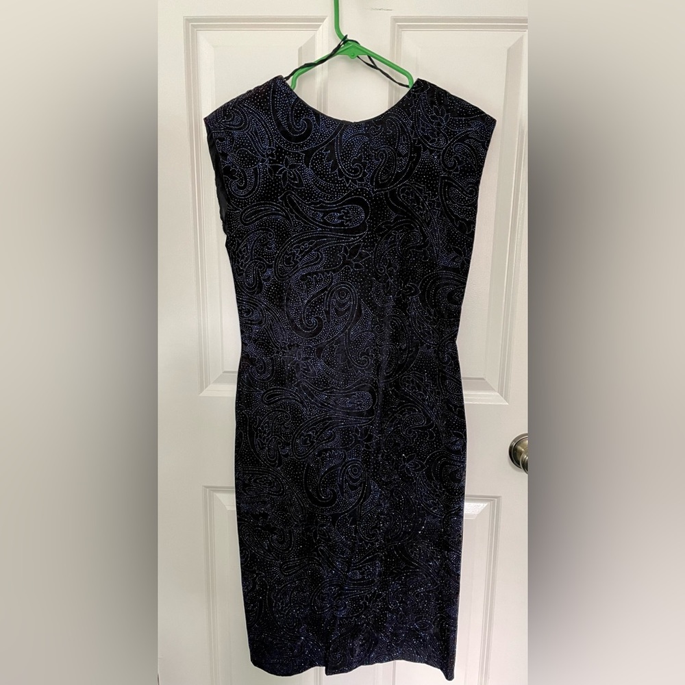 Women’s Notorious dress 7/8 black with blue sparkles